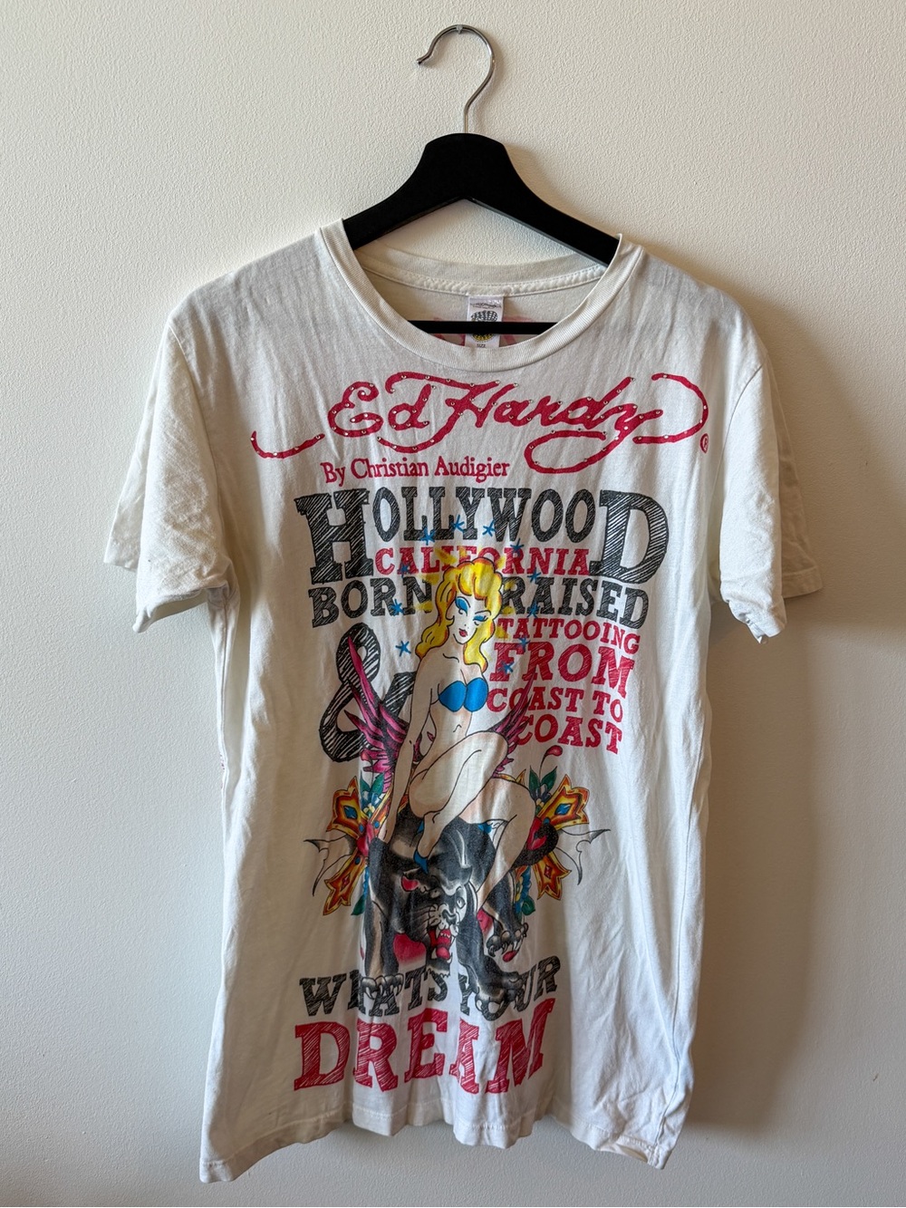 Original Y2K Ed Hardy by Christian Audigier Hollywood Shirt – Medium